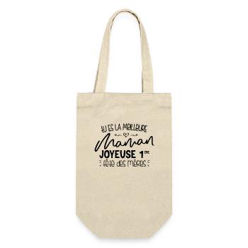 joyeuse première fête des mères - Sac à bouteille - nature - Devant