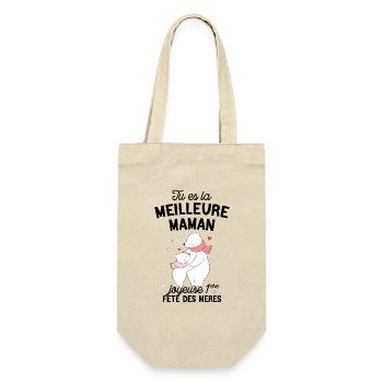 c'est ma première fête des mères - Sac à bouteille - nature - Devant