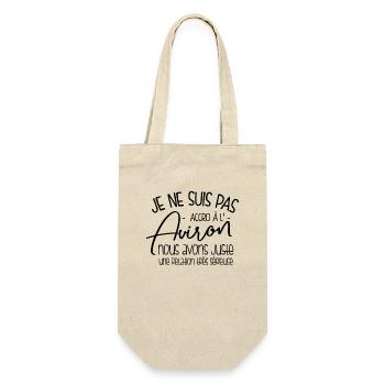 Totalement accro Aviron cadeau sport - Sac à bouteille - nature - Devant