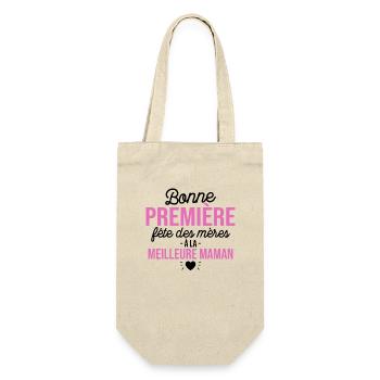 Joyeuse Fête Des Mères À La Meilleure Maman - Sac à bouteille - nature - Devant