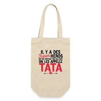 Super-héros Sans Cape - Les Tatas - Sac à bouteille - nature - Devant