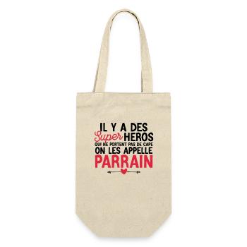 Super-héros sans cape : Les Parrains - Sac à bouteille - nature - Devant