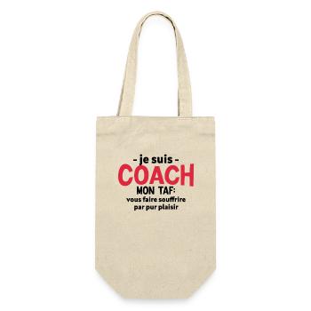 Coach Humour Cadeau Sportif - Sac à bouteille - nature - Devant