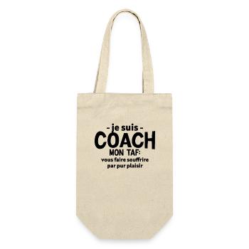 Coach Humour Cadeau Sportif - Sac à bouteille - nature - Devant