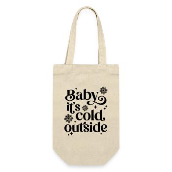 Baby It's Cold Outside - Gift Bag for Bottles - nature - Front