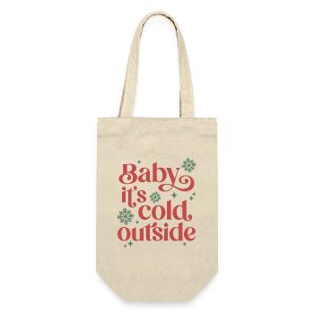 Baby It's Cold Outside - Gift Bag for Bottles - nature - Front