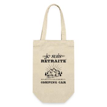 je suis retraité je fais du camping-car - Sac à bouteille - nature - Devant