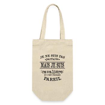Je Suis Cavalière Parfaite - Sac à bouteille - nature - Devant
