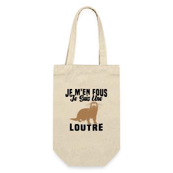 Je M'en Fous Je Suis Une Loutre Cadeau - Sac à bouteille - nature - Devant