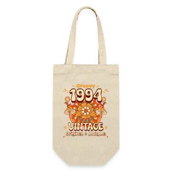 Vintage Year 1994 Birthday Woman 30 Years - Gift Bag for Bottles - nature - Front