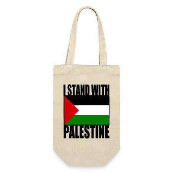 I stand with palestine - Sac à bouteille - nature - Devant