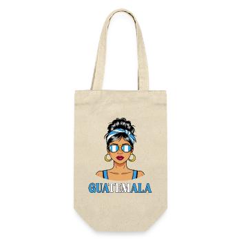 Guatemala Flag Guatemalan Women - Gift Bag for Bottles - nature - Front