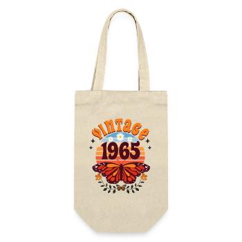 Butterfly Year 1965 Women's 60 Years Anniversary - Gift Bag for Bottles - nature - Front