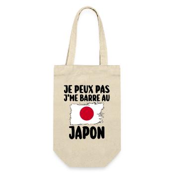 J'Me Barre au Japon Voyage Cadeau - Sac à bouteille - nature - Devant