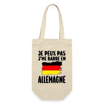 J'Me Barre En Allemagne Voyage Cadeau - Sac à bouteille - nature - Devant