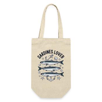 Love Sardines Fish Sea - Gift Bag for Bottles - nature - Front