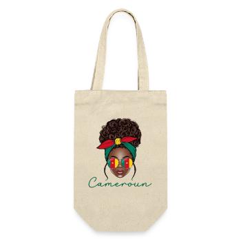 Femme Cameroun Fille Camerounaise - Sac à bouteille - nature - Devant