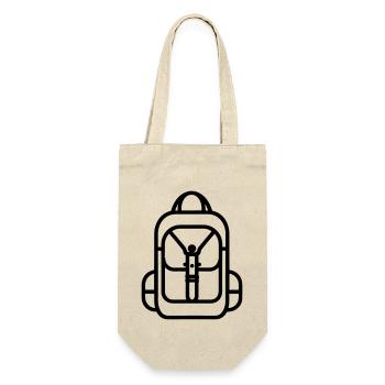 Backpack - Gift Bag for Bottles - nature - Front
