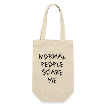 Normal People Scare Me - Gift Bag for Bottles - nature - Front