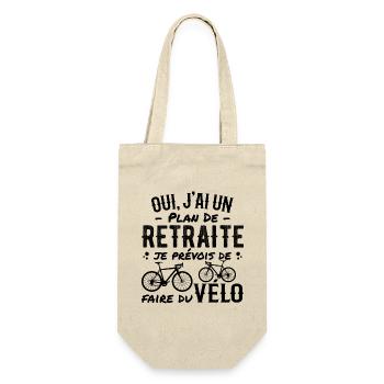 Retired Cycling Retirement Plan Cycling Cycling - Gift Bag for Bottles - nature - Front