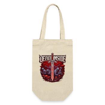 Horror- und Science-Fiction-Saga mit Schwert - Geschenkbeutel für Flaschen - Natur - Vorne