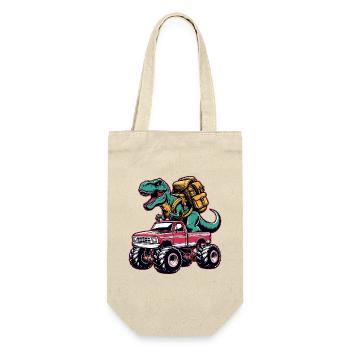 Inscription à la rentrée scolaire du Dino Monster Truck - Sac à bouteille - nature - Devant