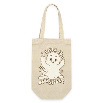 This is Boo Sheet - Ghost Saying Funny Halloween - Sac à bouteille - nature - Devant