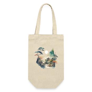 Temple Landscape - Gift Bag for Bottles - nature - Front