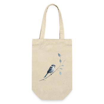 Sparrow on branch - Gift Bag for Bottles - nature - Front