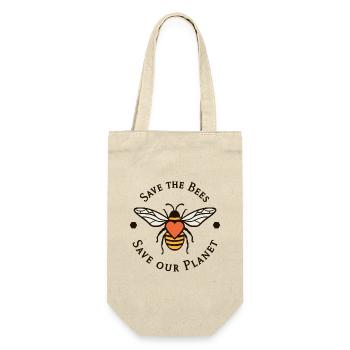 Save the Bees Save our planet - Gift Bag for Bottles - nature - Front