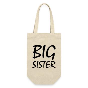 Big sister - Gift Bag for Bottles - nature - Front