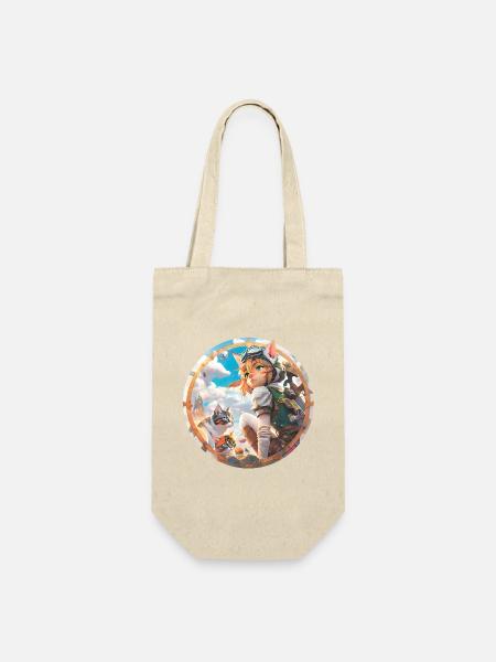 Anime Cat Boy - Gift Bag for Bottles - nature