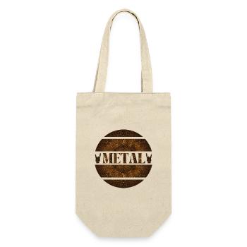 Heavy metal explosion in rust brown - Gift Bag for Bottles - nature - Front