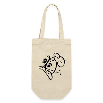 Love - Noir - Sac à bouteille - nature - Devant