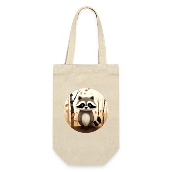 A raccoon in autumn - Gift Bag for Bottles - nature - Front