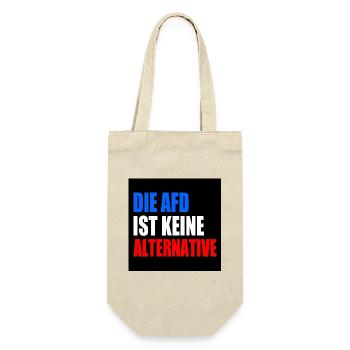 die afd ist keine alternative - Geschenkbeutel für Flaschen - Natur - Vorne