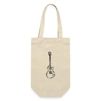Guitar, guitarist - Gift Bag for Bottles - nature - Front