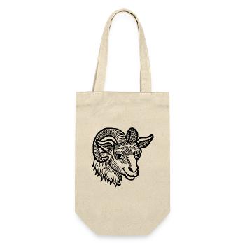 Capricorn Goat - Gift Bag for Bottles - nature - Front