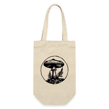 Mushroom Mushroom Picker - Gift Bag for Bottles - nature - Front
