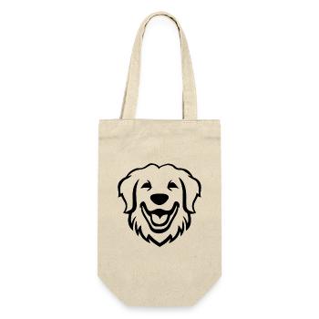 Golden Retriever Chien Chiens - Sac à bouteille - nature - Devant