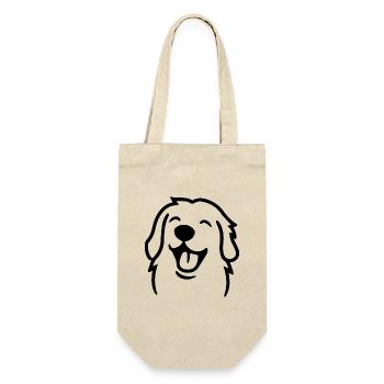 Golden Retriever Chien Chiens - Sac à bouteille - nature - Devant