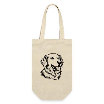Golden Retriever Chien Chiens - Sac à bouteille - nature - Devant