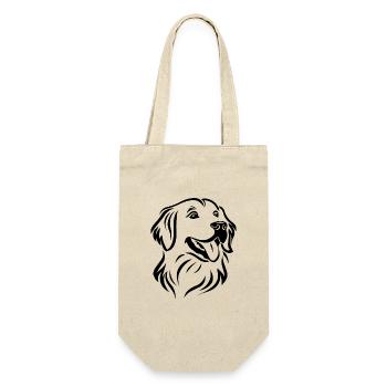 Golden Retriever Chien Chiens - Sac à bouteille - nature - Devant