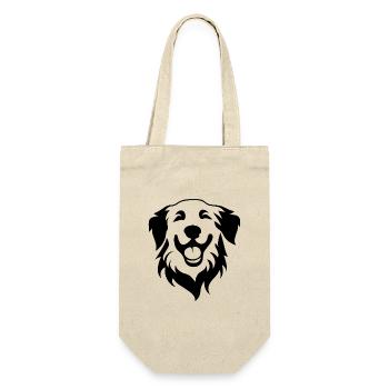 Chien Golden Retriever - Sac à bouteille - nature - Devant