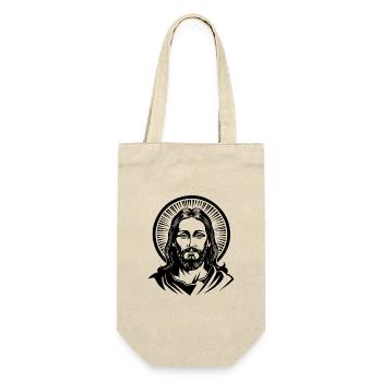 Jesus Christ Catholic Religion Christianity - Gift Bag for Bottles - nature - Front