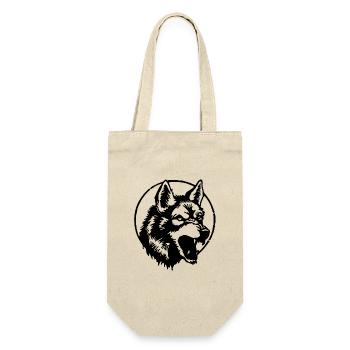 Wolf - Gift Bag for Bottles - nature - Front