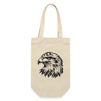 Eagle Eagle Head - Gift Bag for Bottles - nature - Front