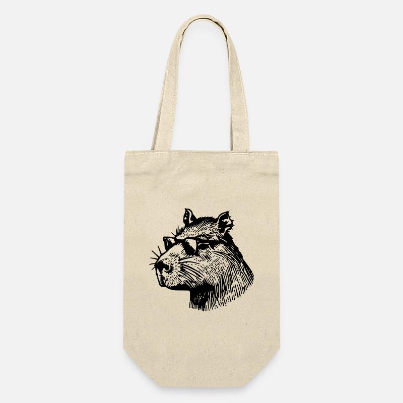 Capybara Wasserschwein - Gift Bag for Bottles - nature