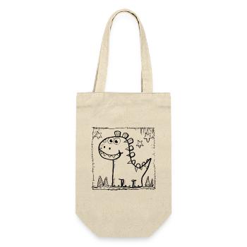 Dinosaur Dino - Gift Bag for Bottles - nature - Front
