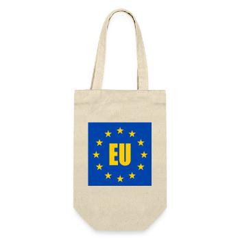 Eu - europa - Geschenkbeutel für Flaschen - Natur - Vorne